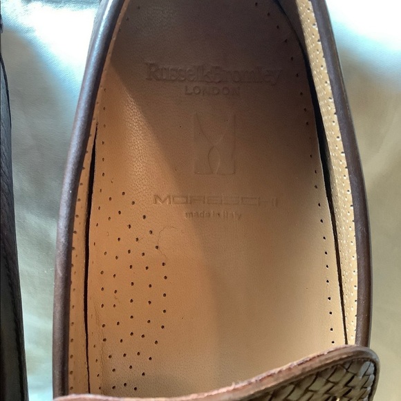 Moreschi Pixel Woven Leather Driving Loafers Mens Shoes - Picture 3 of 12